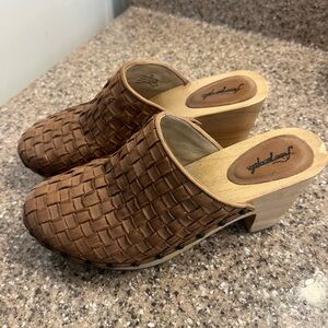 Free People Adalaide Woven Clogs